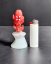GLASS HAND PIPE 4.5" #BSH09 ASSORTED COLORS