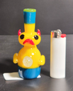 GLASS HAND PIPE 4.5" #EG-68 ASSORTED COLORS